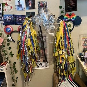 Harley Quinn Birds of Prey Caution Tape Jacket